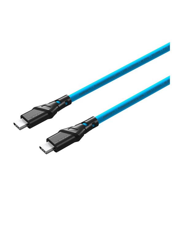Kabel Mathorn MTC210 USB C-C 2m 20 Gbps 4K 100W ArcticBlue