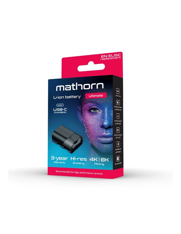 Akumulator Mathorn MB-212 Ultimate 2400mAh USB-C zamiennik EN-EL15C