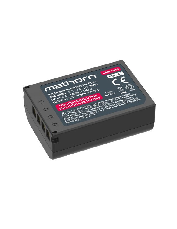 Akumulator Mathorn MB-242 Ultimate 2400mAh USB-C zamiennik BLX-1
