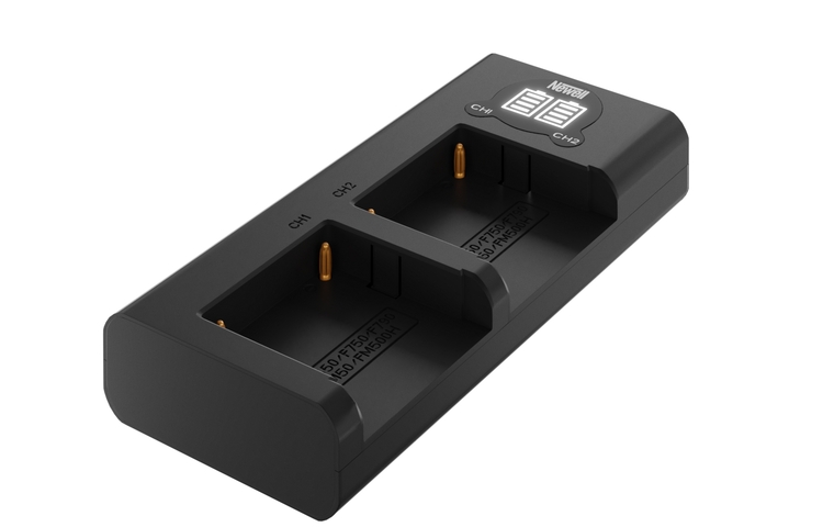 Zestaw ładowarka dwukanałowa Newell DL-USB-C i dwa akumulatory NP-F770