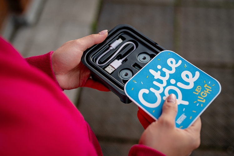 Lampa LED Newell RGB Cutie Pie - czarna