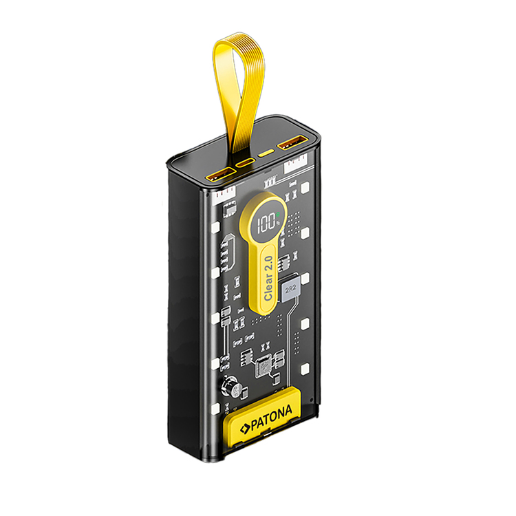 Powerbank Patona 20.000 mAh Clear 2.0