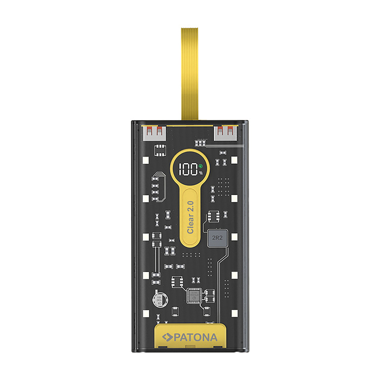 Powerbank Patona 20.000 mAh Clear 2.0