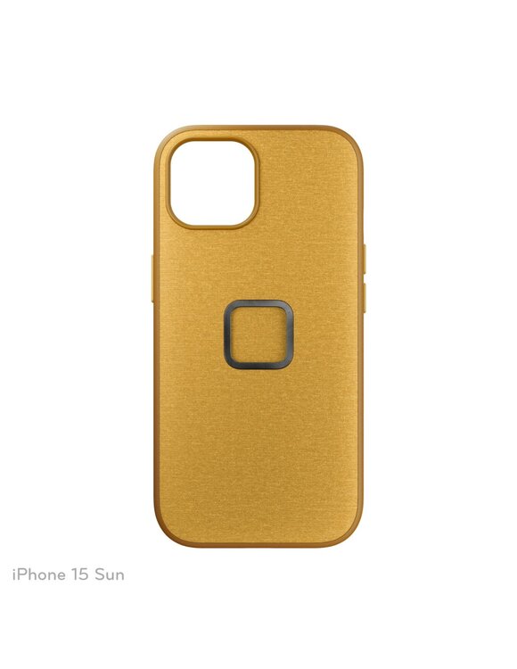 Peak Design Mobile Etui Everyday Case Fabric iPhone 15 - Żółte