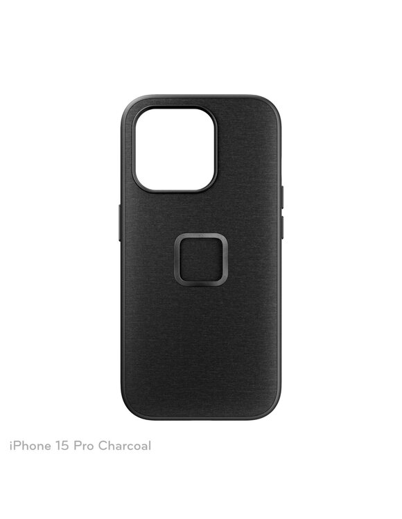 Etui Peak Design Mobile Everyday Case Fabric iPhone 15 Pro - Charcoal