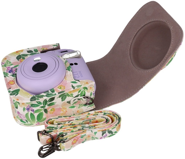 Pokrowiec na aparat Instax Mini 12 (Flowers)