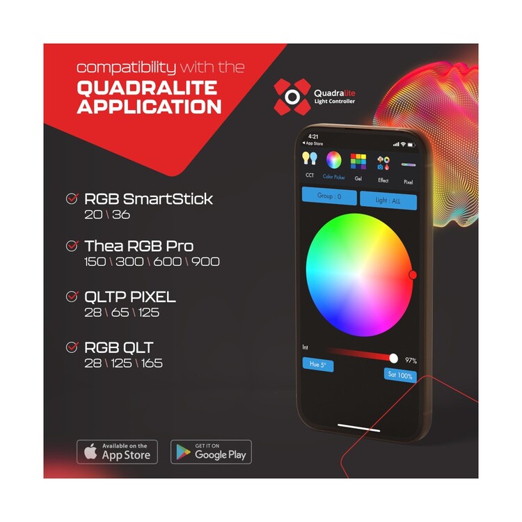 Panel LED Quadralite Thea 600 RGB Pro