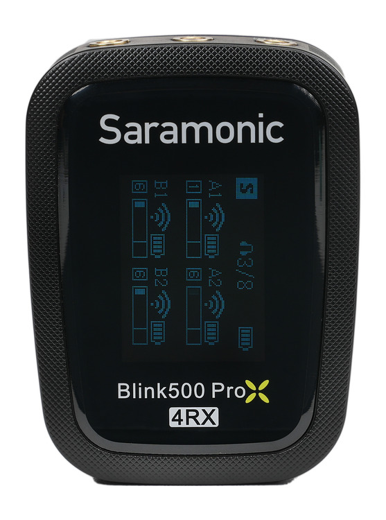 Zestaw bezprzewodowej transmisji dźwięku Saramonic Blink500 ProX B8 (RX + TX + TX + TX + TX)