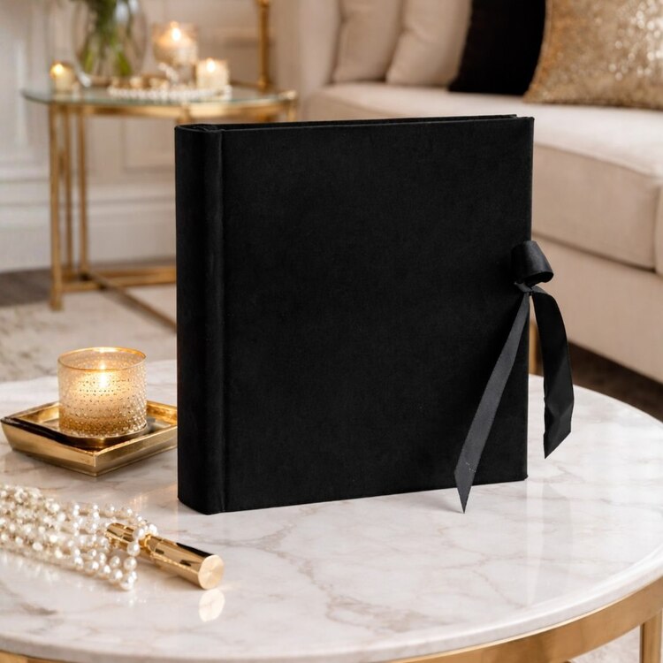 ‎Album tradycyjny szyty 29x32/100 Gedeon Velvet Onyx (czarne karty)