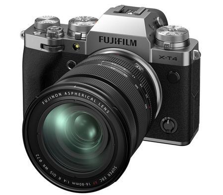 Fujifilm X-T4 z ob. XF 16-80mm f/4 R (srebrny)