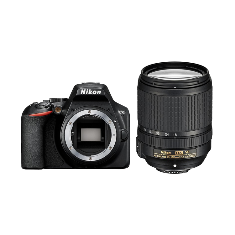 Nikon D3500 z ob. 18-140mm VR