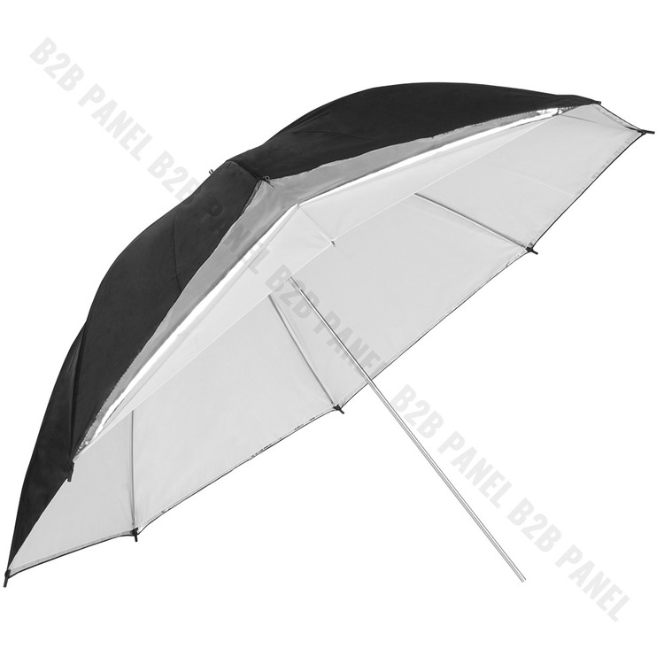 GlareOne Parasolka srebrna z dyfuzorem 110 cm