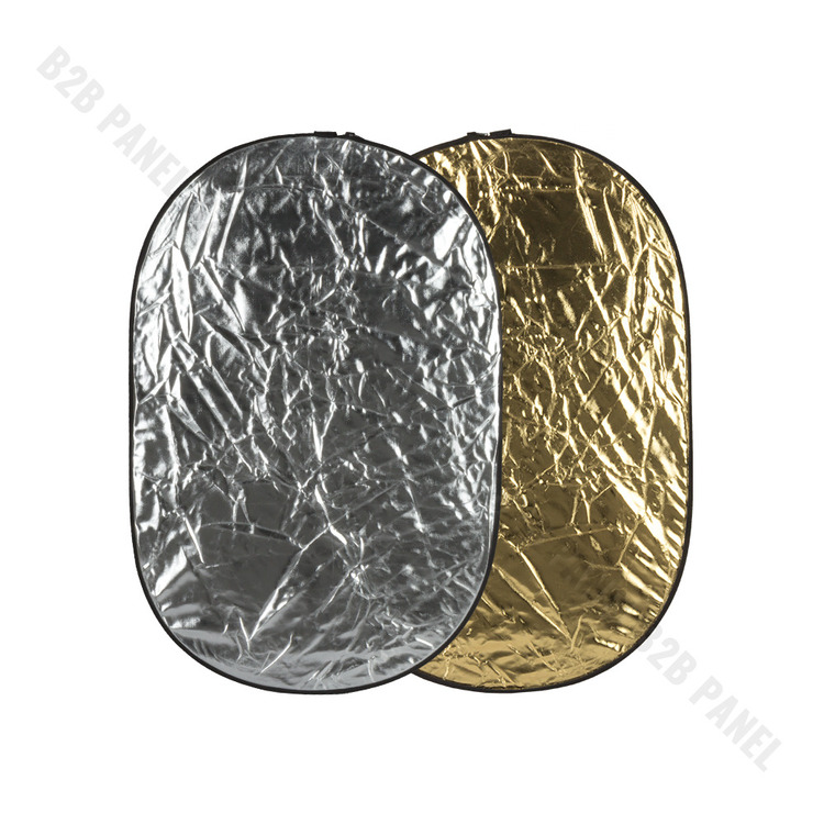 GlareOne Blenda 2w1 srebrno złota, 60x90cm