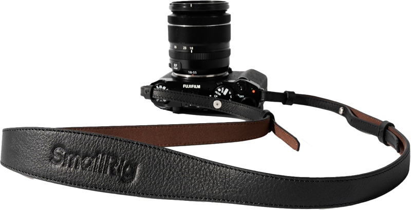 SmallRig 5208 Universal Leather Camera Shoulder Strap Black
