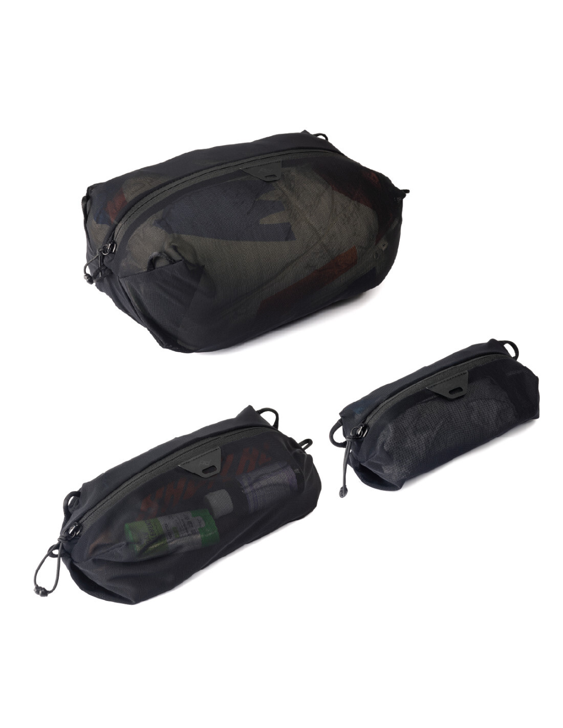 Zestaw Pokrowców Peak Design Travel Line Ultralight Mesh Packing Cube S,SX, SXX, czarny