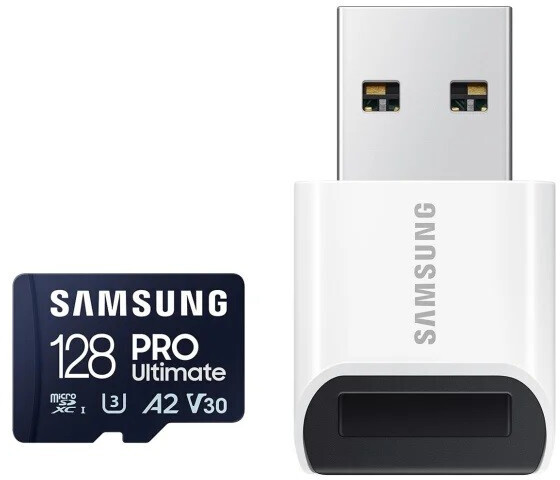 KARTA SAMSUNG microSD z czytnikiem SDXC PRO Ultimate 128GB
