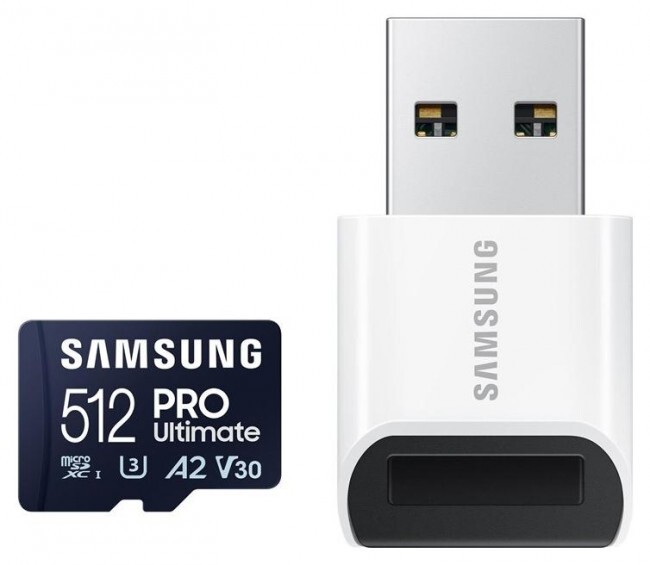 KARTA SAMSUNG microSD z czytnikiem SDXC PRO Ultimate 512GB