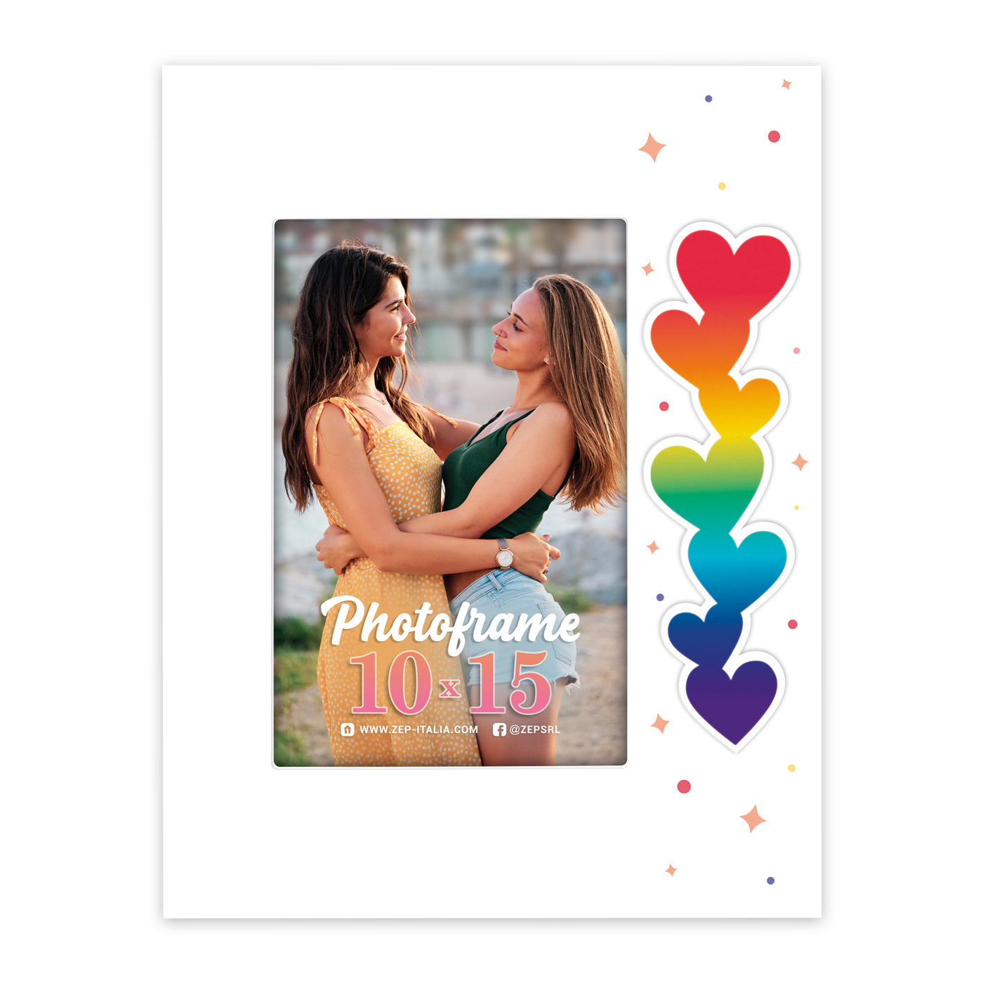 Ramka Italia Alexia - Biały, 10x15, 10x15