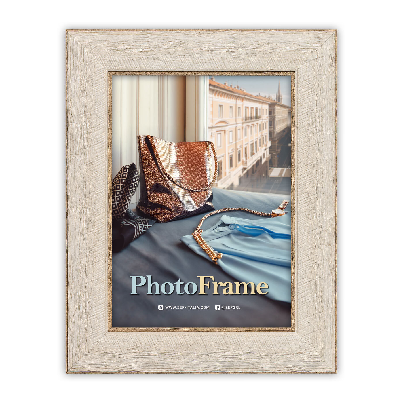 Ramka Italia Olbia - różne kolory i formaty - Kremowy, 10x15, 10x15