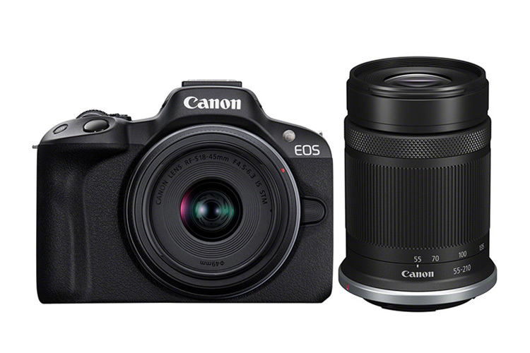 Canon EOS R50 z ob. RF-S 18-45mm f/4.5-6.3 IS STM + RF-S 55-210mm f/5-7.1 IS STM   Canon EOS R50 z ob. RF-S 18-45mm f/4.5-6.3 IS STM + RF-S 55-210mm f/5-7.1 IS STM