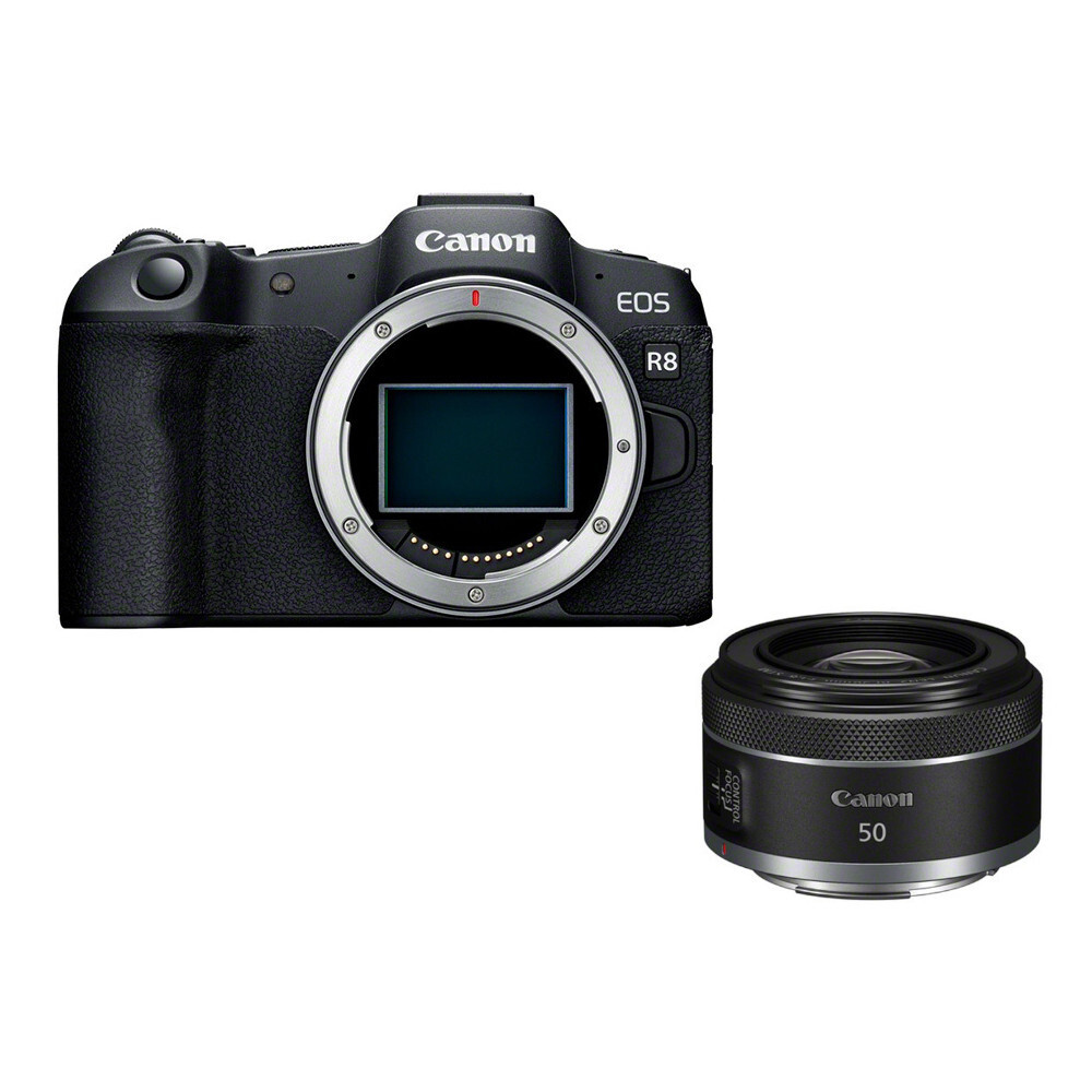 Zestaw Canon EOS R8 Body + Canon RF 50/1.8 STM Zestaw Canon EOS R8 Body + Canon RF 50/1.8 STM