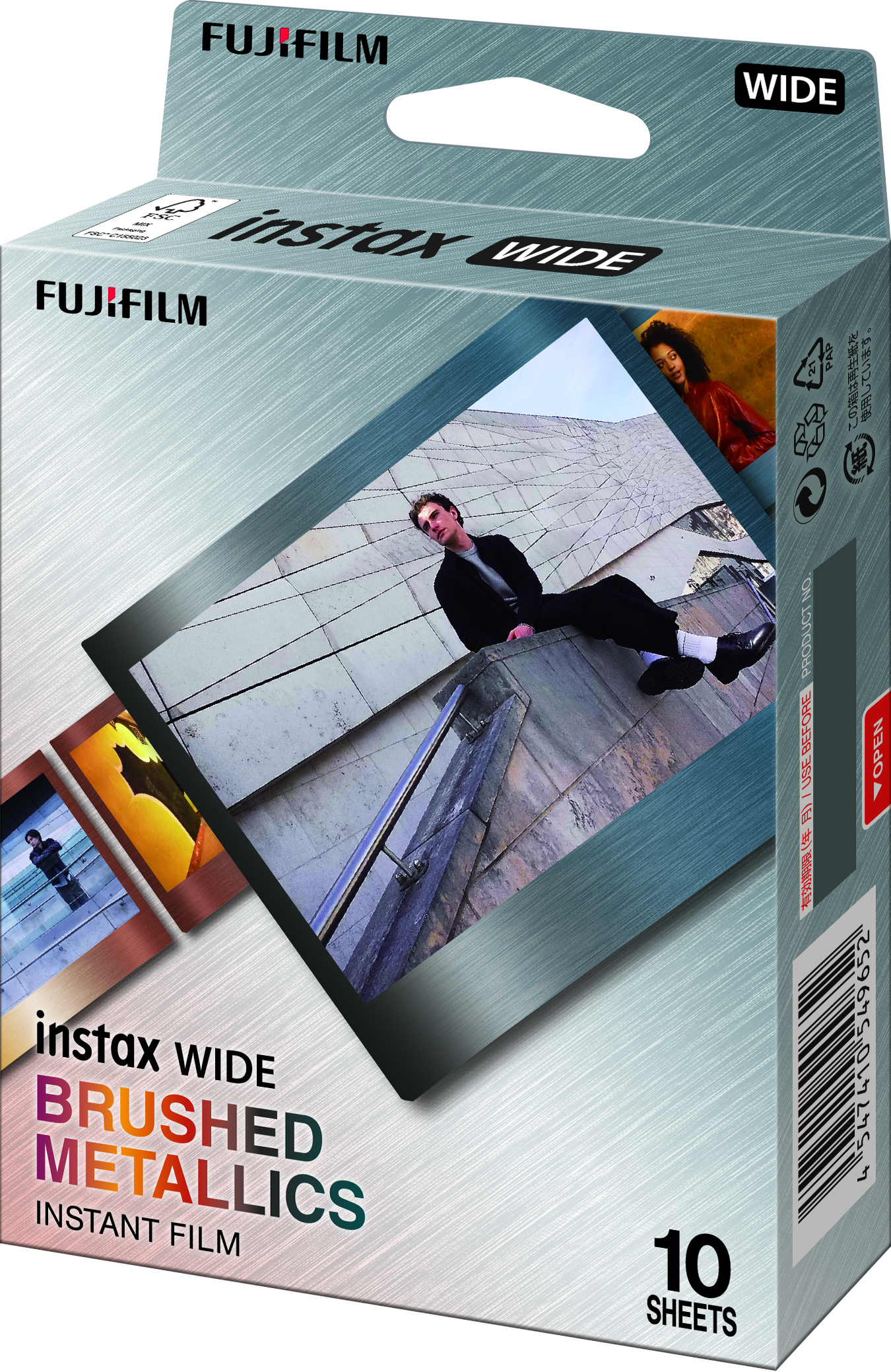 Wkład Fujifilm Instax Wide Metallics Frame 10 szt.