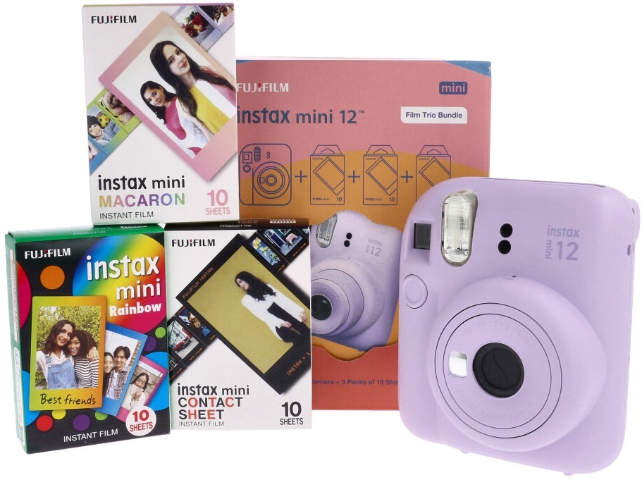 Instax Box mini 12 Lilac Purple + 3 wkłady w zestawie  