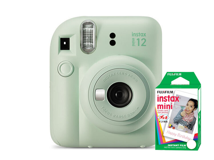 Fujifilm Instax Mini 12 (Mint Green) z wkładem 10 zdjęć  