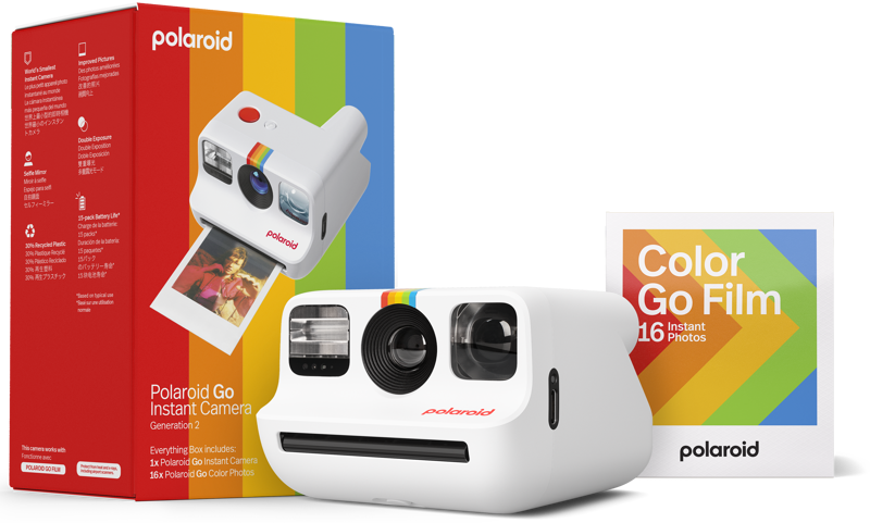 Polaroid Go Gen 2 biały z wkładem 16 zdjęć (biała ramka)