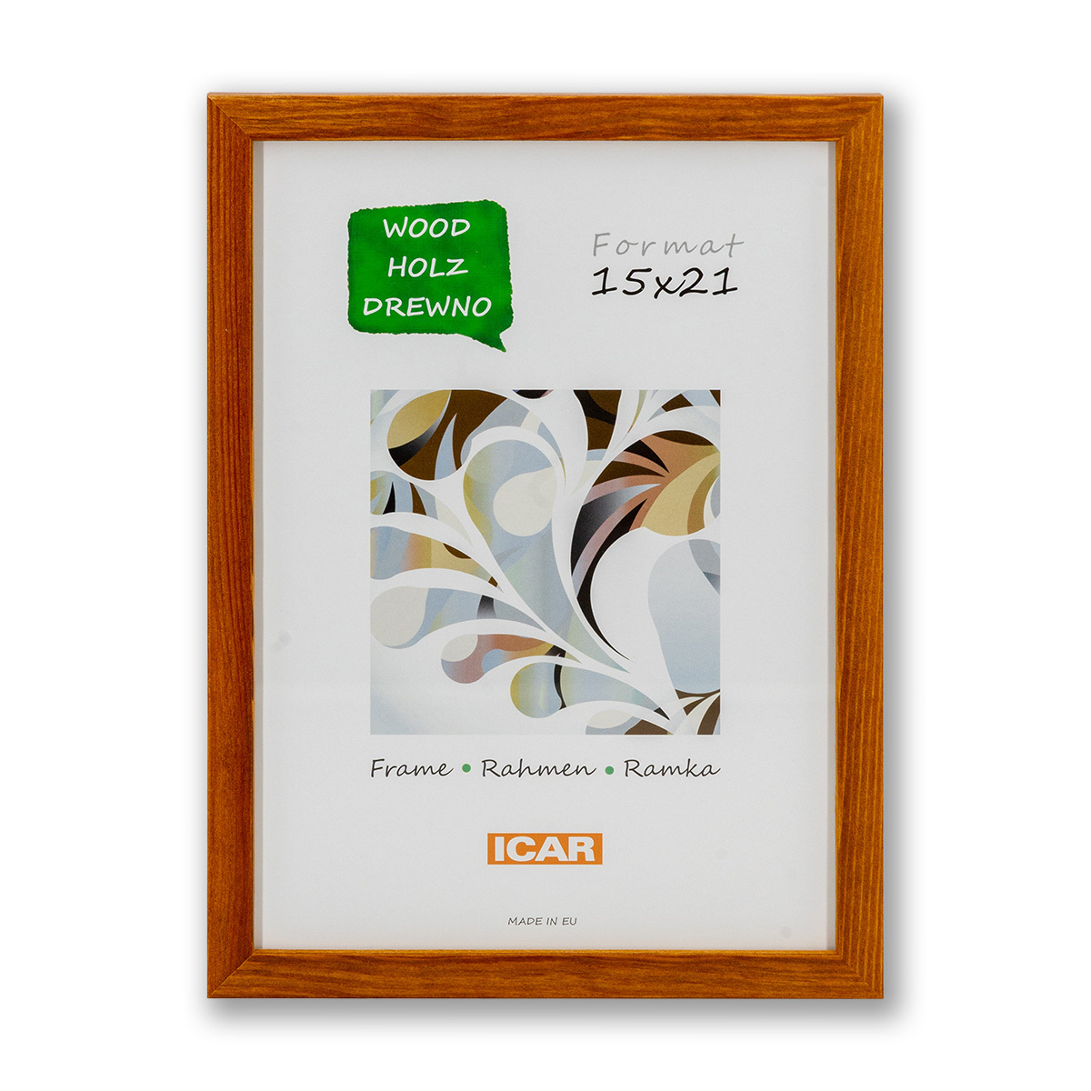 Ramka Icar Pinia - różne kolory i formaty - Miodowy, 15x21, 15x21 Ramka Icar Pinia - różne kolory i formaty - Miodowy, 15x21, 15x21