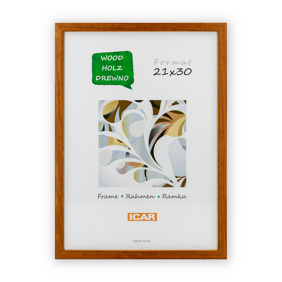 Ramka Icar Pinia - różne kolory i formaty - Miodowy, 21x30, 21x30 Ramka Icar Pinia - różne kolory i formaty - Miodowy, 21x30, 21x30