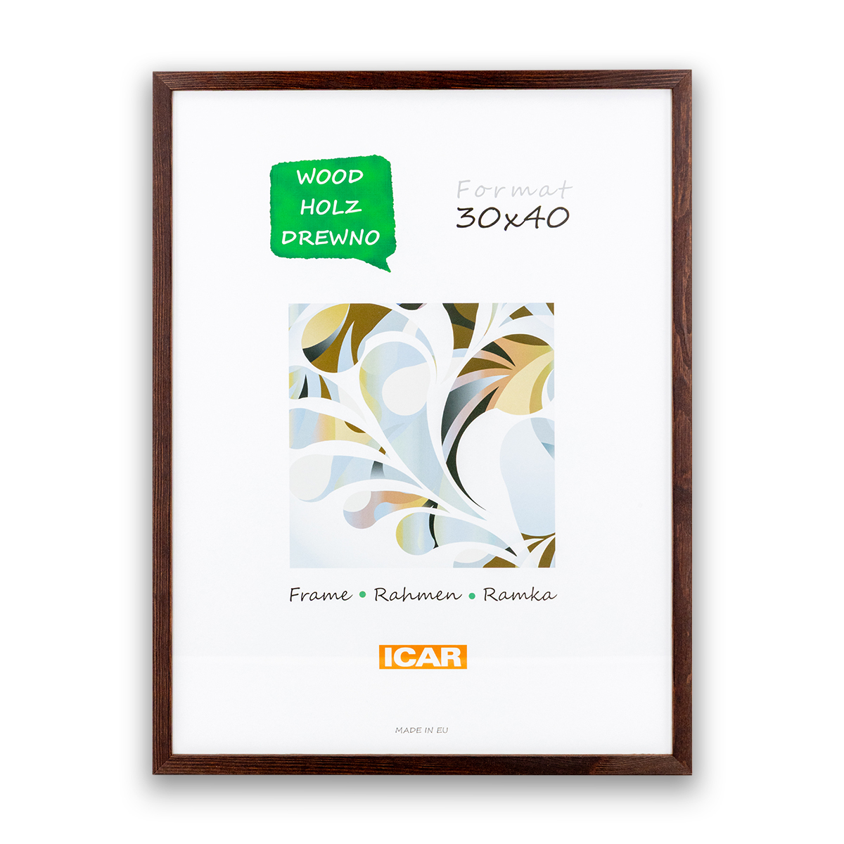 Ramka Icar Pinia - różne kolory i formaty - Ciepły brąz, 30x40, 30x40 Ramka Icar Pinia - różne kolory i formaty - Ciepły brąz, 30x40, 30x40