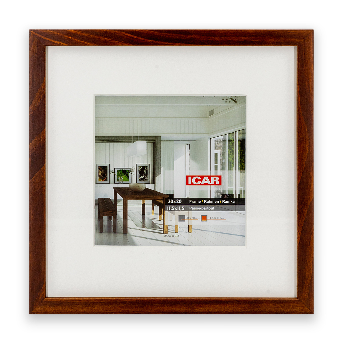 Ramka Icar Aga Pas 20x20 (11,5x11,5)  - różne kolory - Brąz, 11,5x11,5, 20x20 Ramka Icar Aga Pas 20x20 (11,5x11,5)  - różne kolory - Brąz, 11,5x11,5, 20x20