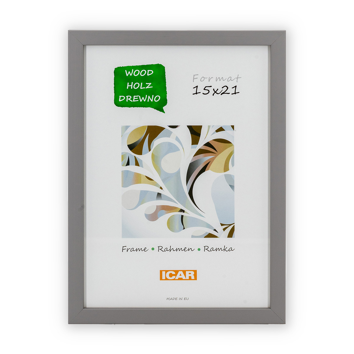 Ramka Icar Pinia - różne kolory i formaty - Jasnoszary, 15x21, 15x21 Ramka Icar Pinia - różne kolory i formaty - Jasnoszary, 15x21, 15x21