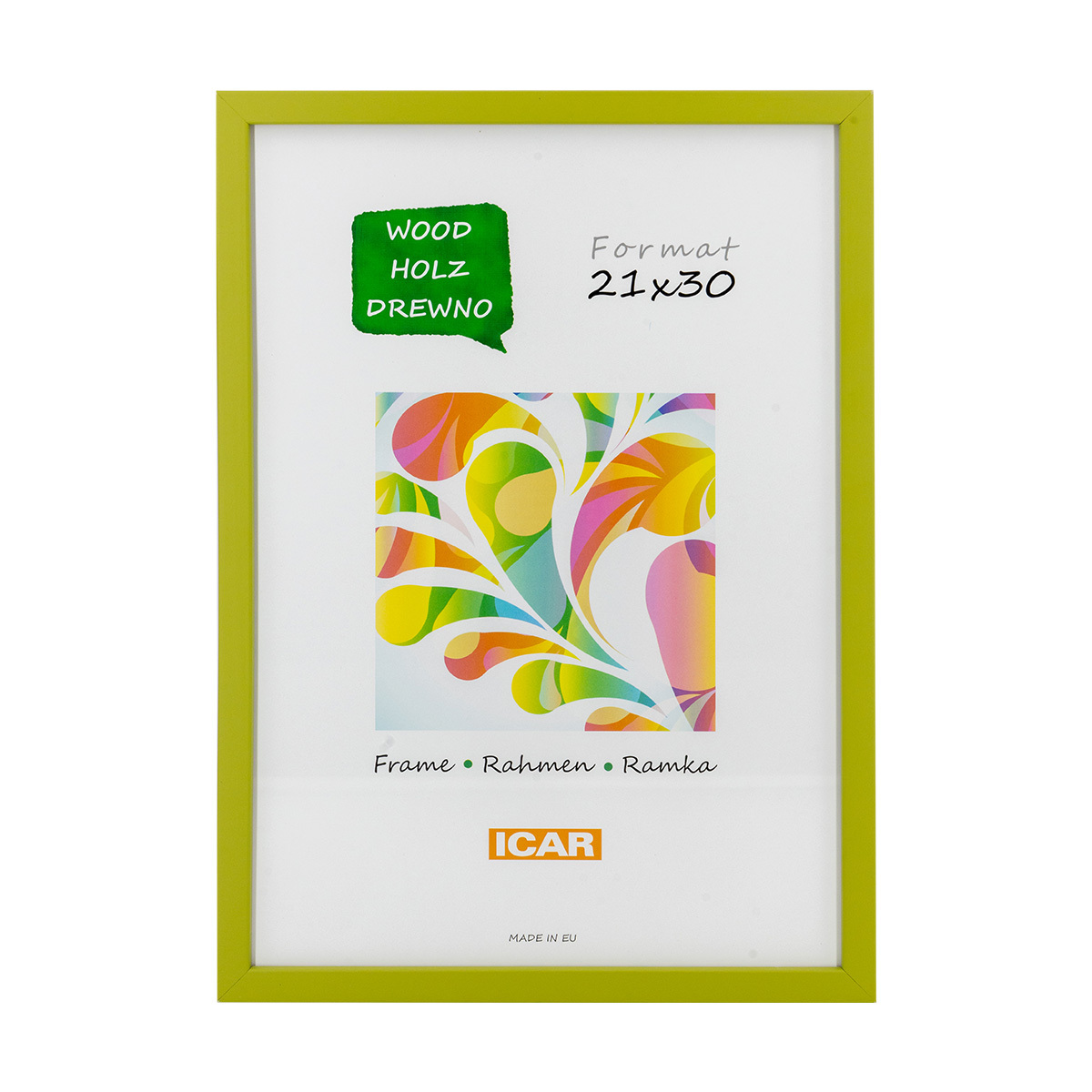 Ramka Icar Pinia - różne kolory i formaty - Oliwkowy, 21x30, 21x30 Ramka Icar Pinia - różne kolory i formaty - Oliwkowy, 21x30, 21x30