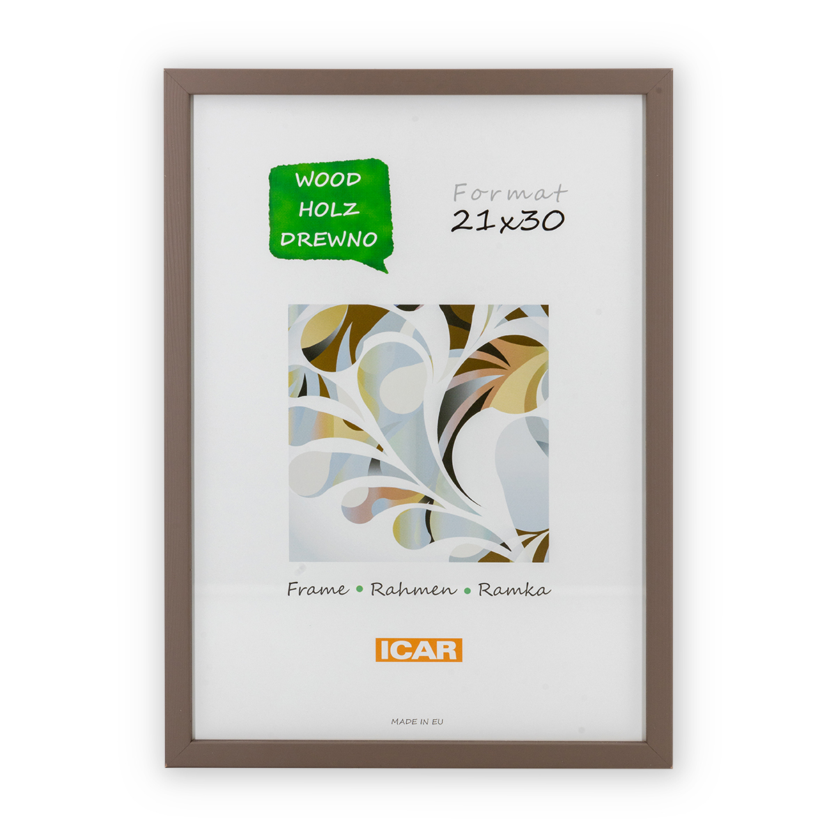 Ramka Icar Pinia - różne kolory i formaty - Kawowy, 21x30, 21x30 Ramka Icar Pinia - różne kolory i formaty - Kawowy, 21x30, 21x30