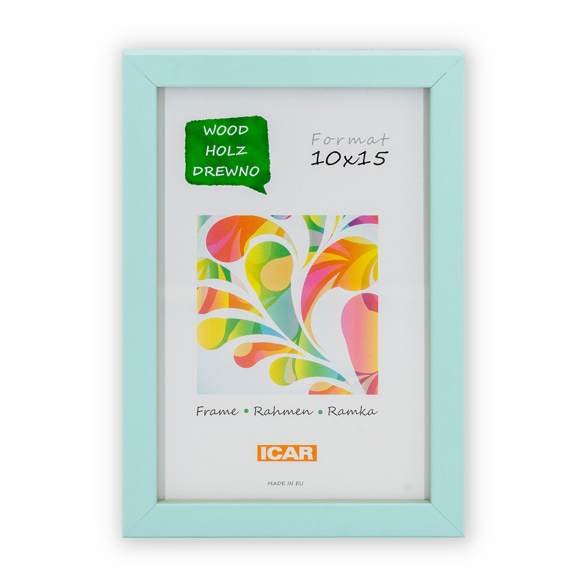 Ramka Icar Pinia - różne kolory i formaty - Jasna mięta, 10x15, 10x15 Ramka Icar Pinia - różne kolory i formaty - Jasna mięta, 10x15, 10x15