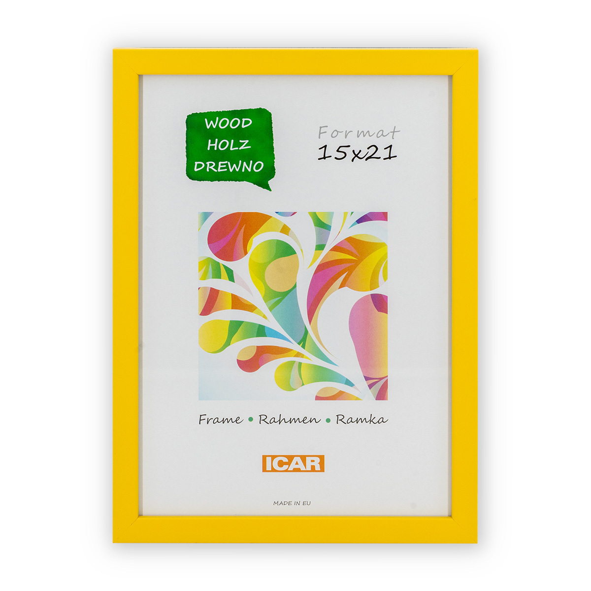 Ramka Icar Pinia - różne kolory i formaty - żółty, 15x21, 15x21 Ramka Icar Pinia - różne kolory i formaty - żółty, 15x21, 15x21