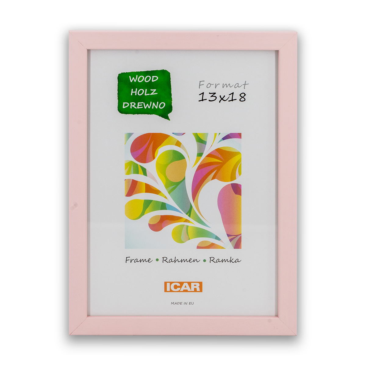 Ramka Icar Pinia - różne kolory i formaty - Jasnoróżowy, 13x18, 13x18 Ramka Icar Pinia - różne kolory i formaty - Jasnoróżowy, 13x18, 13x18