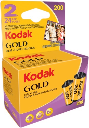 Film Kodak 200/24/135 x2 Gold Carded Film Kodak 200/24/135 x2 Gold Carded