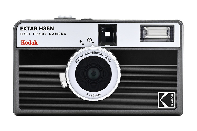 Aparat analogowy Kodak H35N Reusable HALF Camera Striped Black