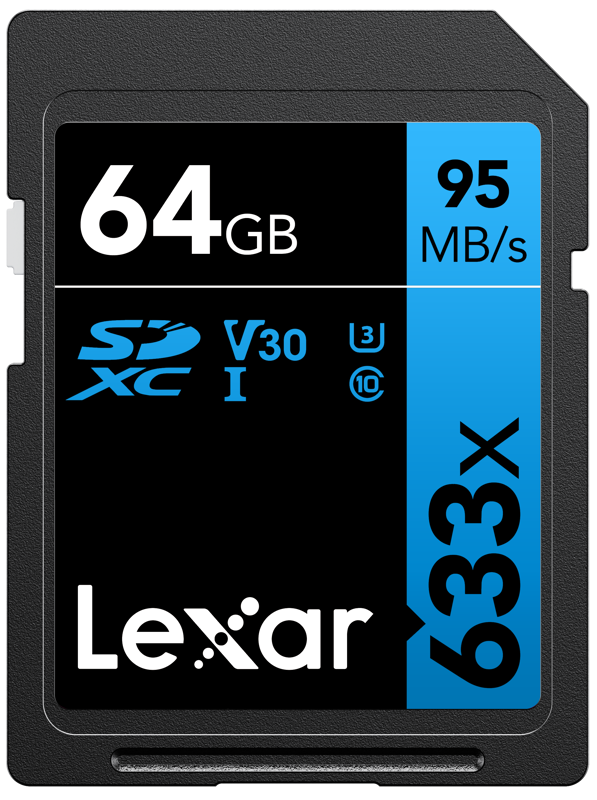 Lexar High-speed 633X SDXC UHS-I U3 (V30)