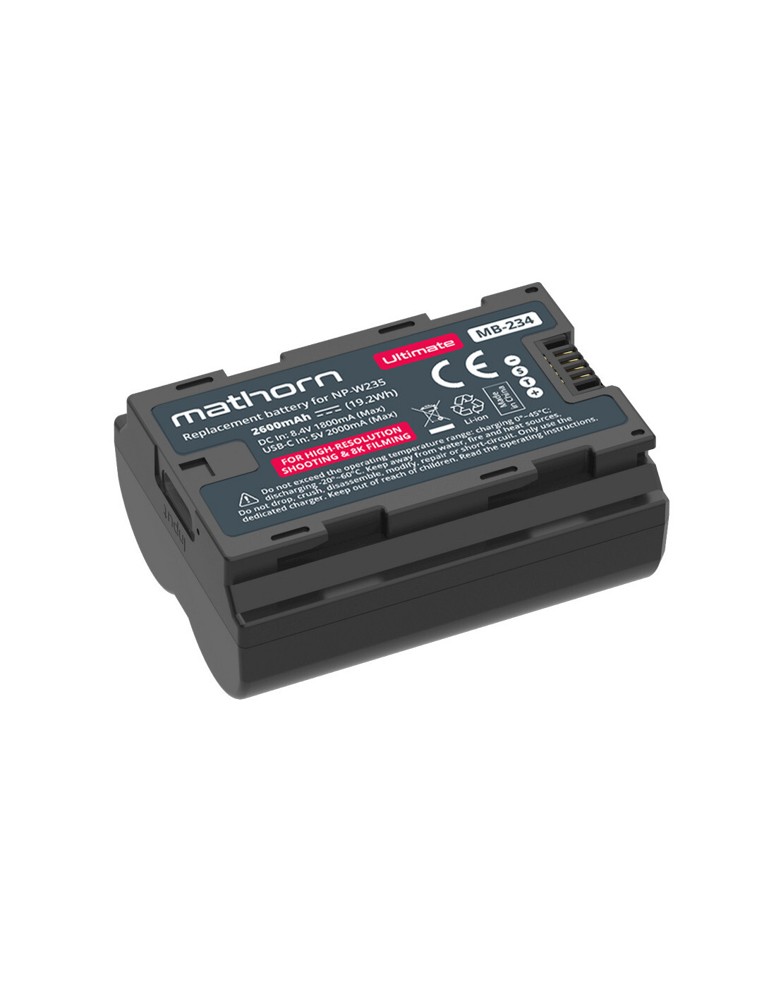 Akumulator Mathorn MB-234 2600mAh USB-C zamiennik NP-W235