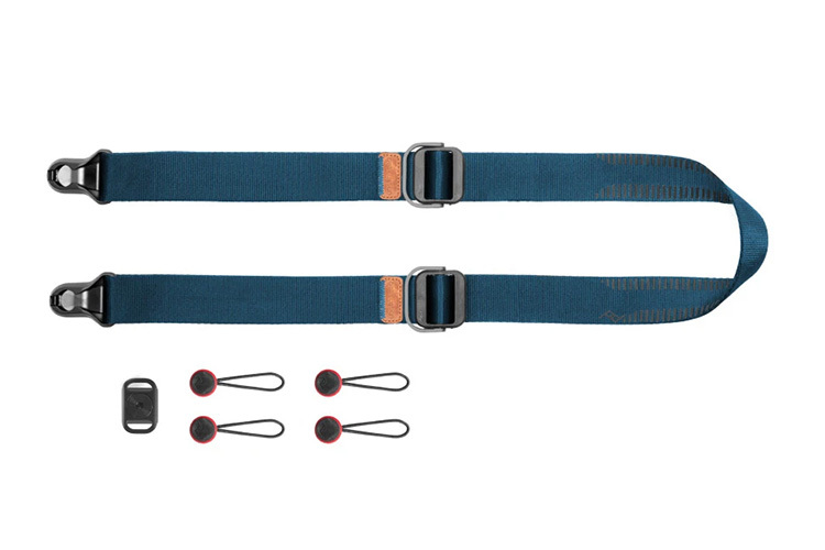 Peak Design Pasek na szyję lub ramię SLIDE LITE v3 niebieski  do lekkich aparatów