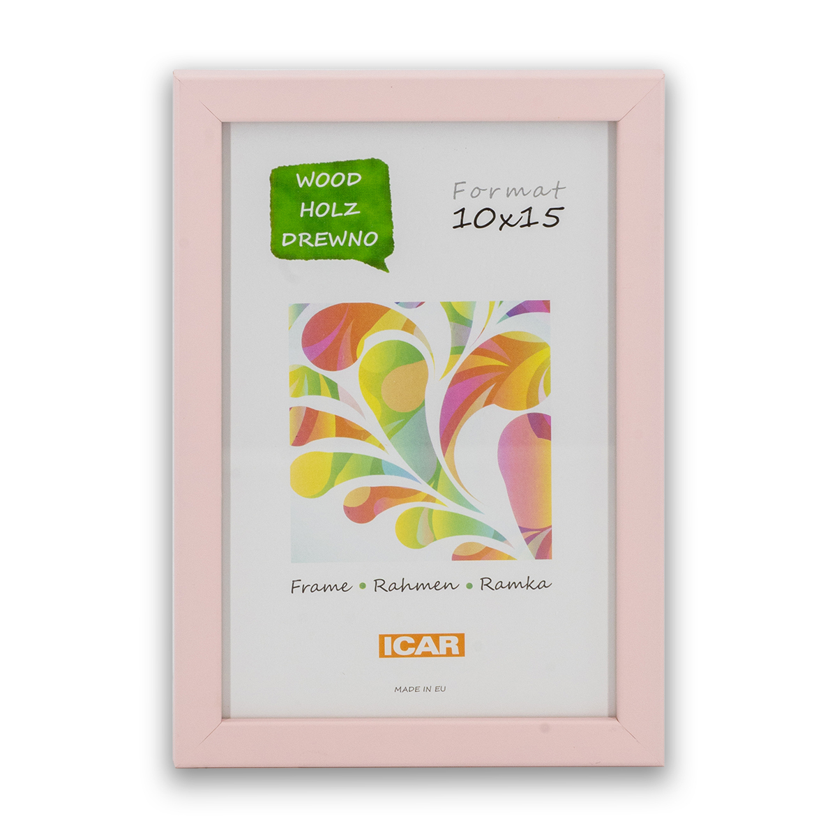 Ramka Icar Pinia - różne kolory i formaty - Jasnoróżowy, 10x15, 10x15 Ramka Icar Pinia - różne kolory i formaty - Jasnoróżowy, 10x15, 10x15