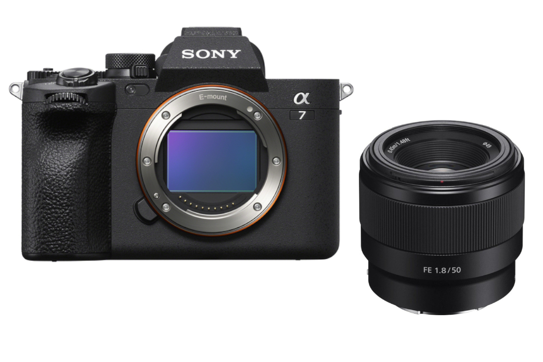 Zestaw Sony A7 IV (ILCE7 M4) + Sony FE 50mm f/1.8 (SEL50F18F)