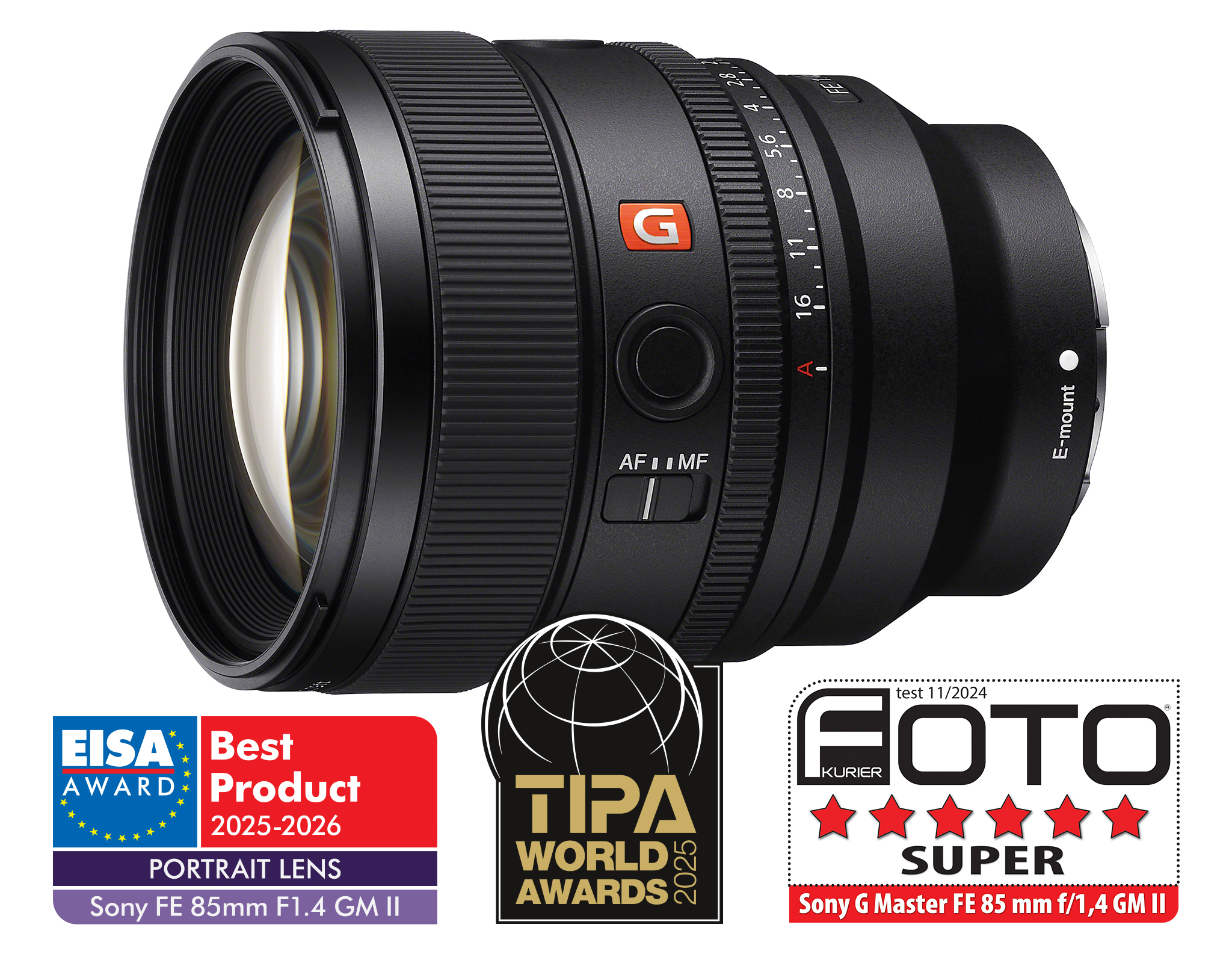 Sony FE 85mm f/1.4 GM II OSS (SEL85F14GM2)  