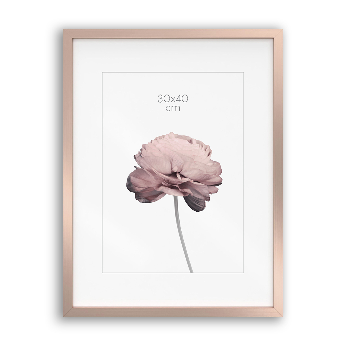 Ramka Styler Prague - różne kolory i formaty - Różowe złoto, 30x40, 30x40