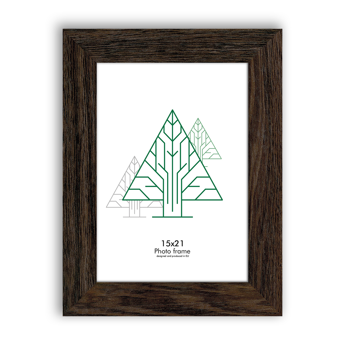 Ramka Styler Yosemite - różne kolory i formaty - Ciemny dąb, 18x18, 15x21