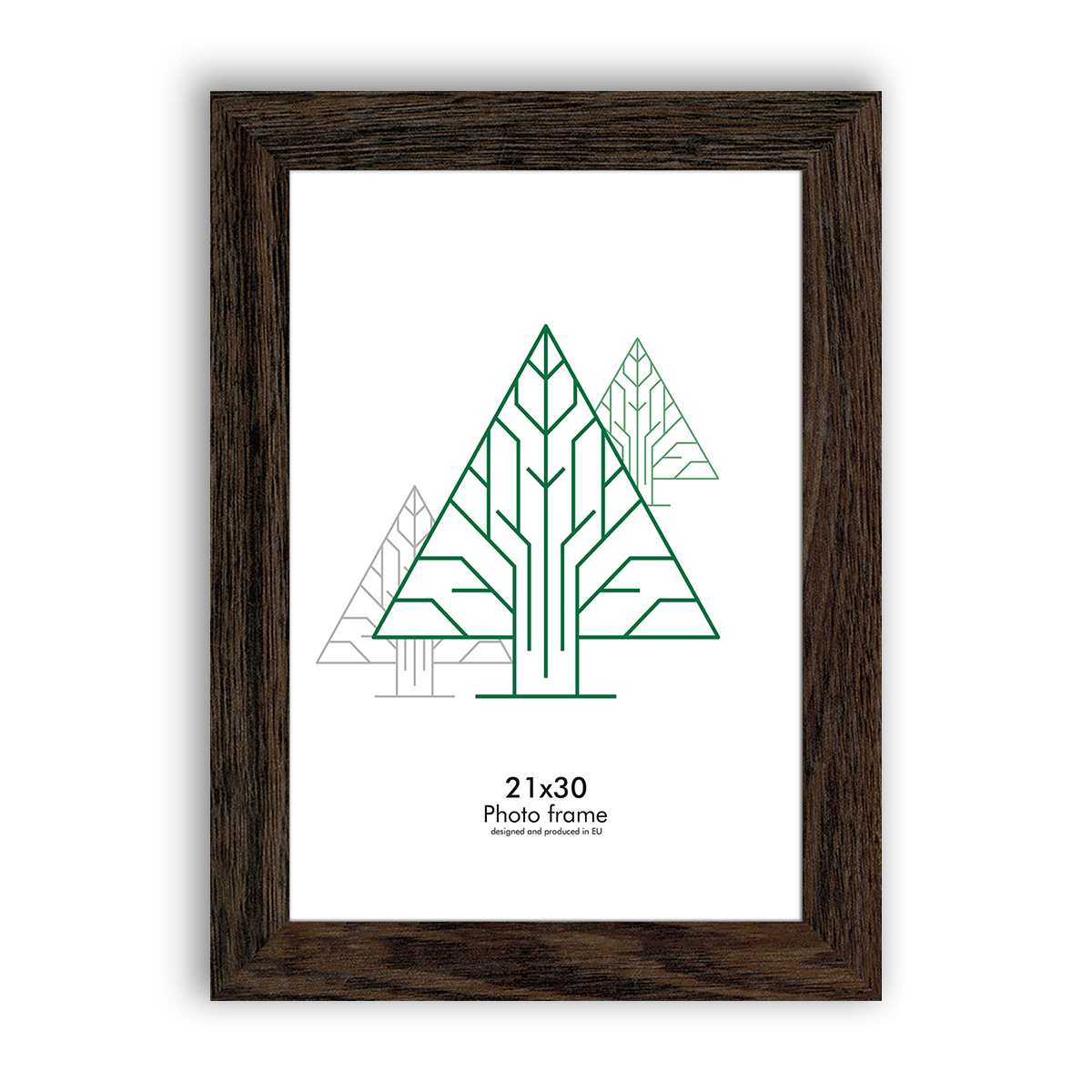 Ramka Styler Yosemite - różne kolory i formaty - Ciemny dąb, 21x30, 21x30